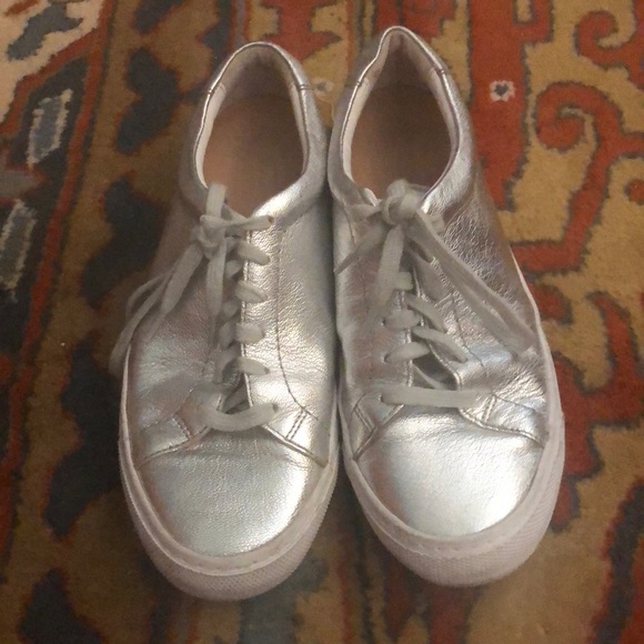 Loeffler Randall silver sneakers - Picture 2 of 6